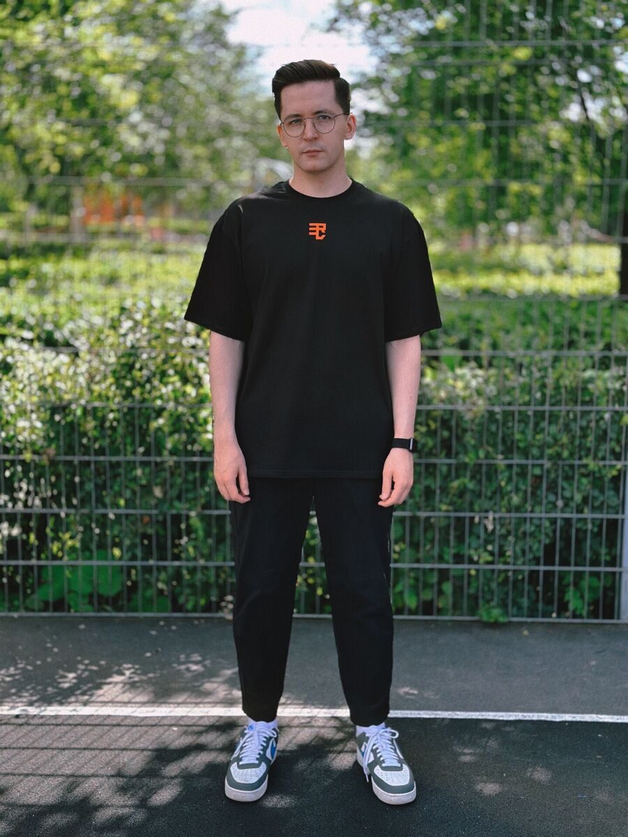 Футболка-oversize "Serpents 2.0 black", 3XL