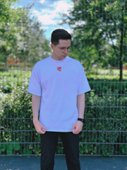 Футболка-oversize "Serpents 2.0 white", 3XL