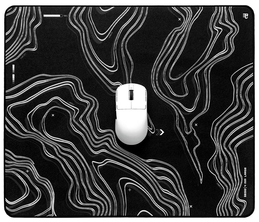 Коврик для мыши "geoid-black" (speed) - L (500x420x4)